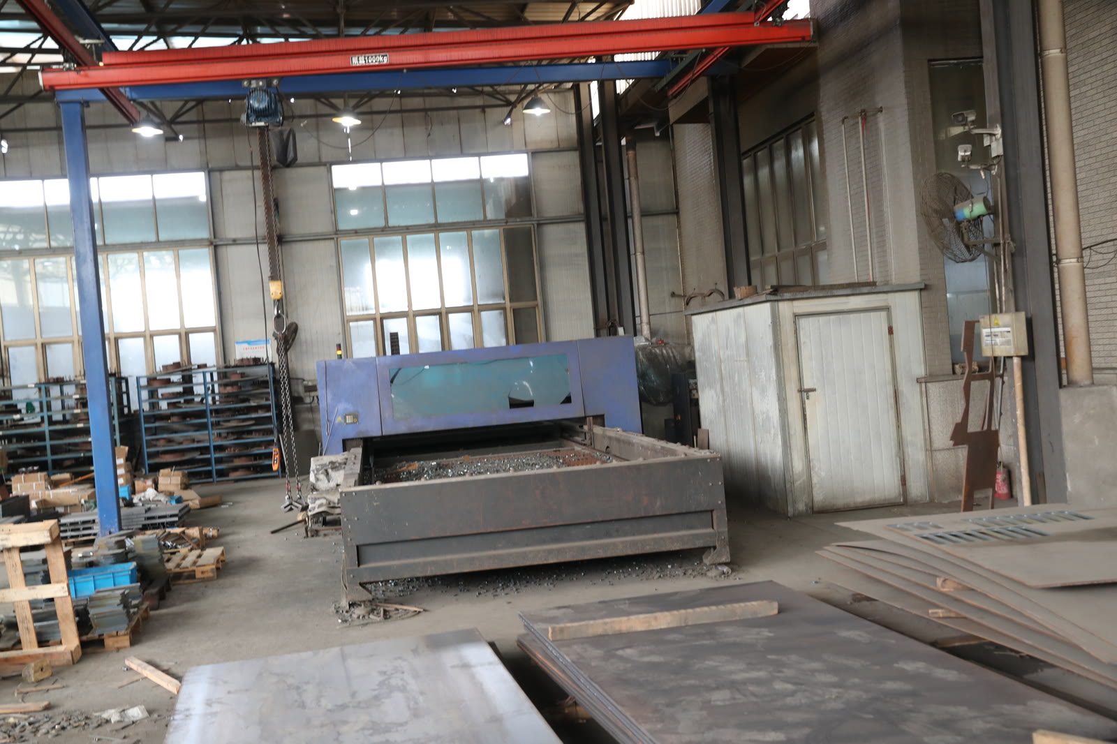 Steel sheet metal laser cutting for cooling module frames, shrouds and brackets